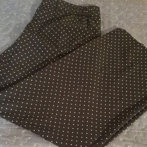 Counterparts Black Polka Dot Pants size large